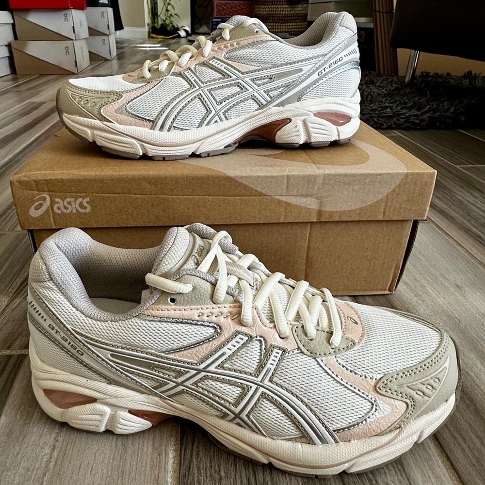 Asics Women’s GT-2160 Running Shoes - Cream White 1202A529-100
